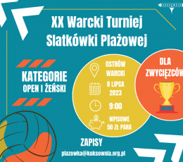 XX Warcki Turniej Siatkówki Plażowej